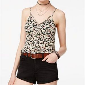 **3/$15** NWT American Rag Floral Knit Tank M